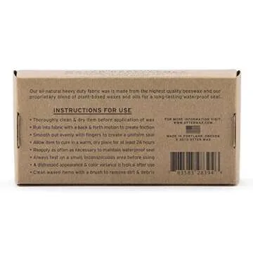 Durable Otter Wax Fabric Bar for Waterproofing Clothing