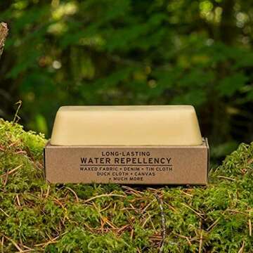 Durable Otter Wax Fabric Bar for Waterproofing Clothing