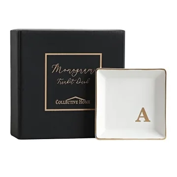 Elegant Ceramic Jewelry Tray for Personalized Gifts