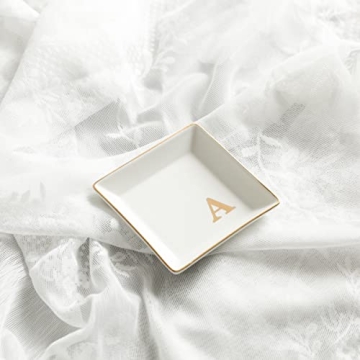 Elegant Ceramic Jewelry Tray for Personalized Gifts