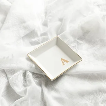 Elegant Ceramic Jewelry Tray for Personalized Gifts
