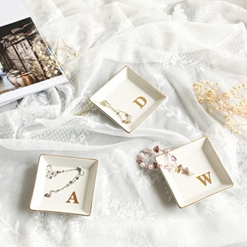 Elegant Ceramic Jewelry Tray for Personalized Gifts