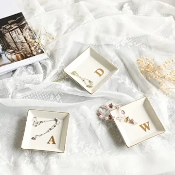 Elegant Ceramic Jewelry Tray for Personalized Gifts