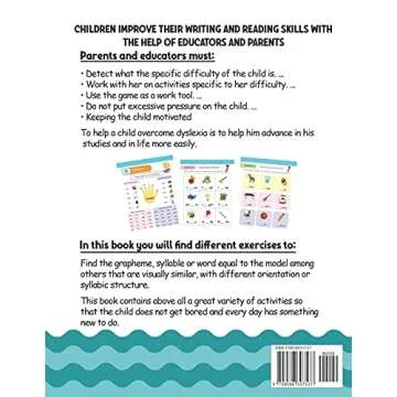 Writing Workbook for Kids with Dyslexia. 100 activities to improve writing and reading skills of dys...