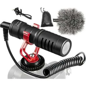 Movo VXR10 Shotgun Microphone for Cameras