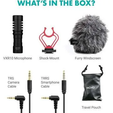 Movo VXR10 Shotgun Microphone for Cameras