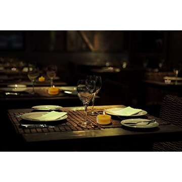 Pure Beeswax Tea Lights - 12 Pack - Handmade Decorative Unscented - Tealight Candles - 4 Hour Burn Time, Clear Cup