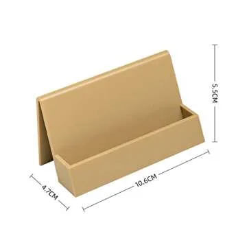 Hilsayum Business Card Holder Business Card Display Stand Vertical Card Organizer Desktop Organizers...