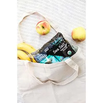 Ocean's Halo Sea Salt Seaweed Snacks, 4 Pack, Organic