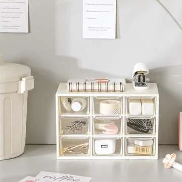 Hacaroa Mini Drawer Organizer for Crafts and More