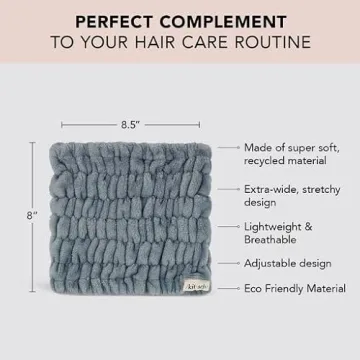 Kitsch Extra Wide Facial Headband - Perfect for Makeup