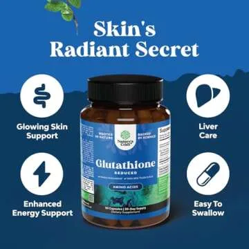 Glutathione Supplement with Milk Thistle for Overall Wellness