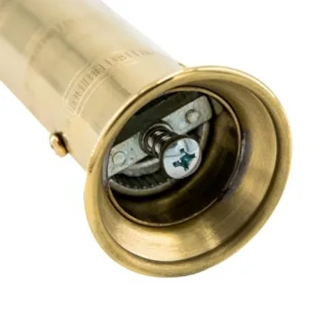 Stylish Alexander Home 10-Inch Brass Pepper Mill