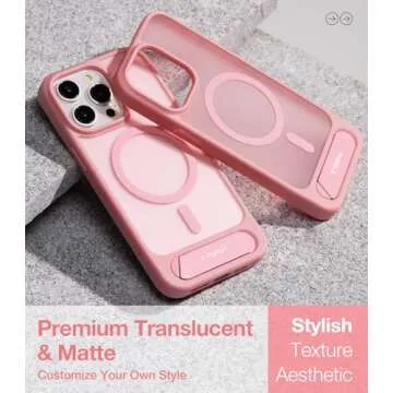 TORRAS Magnetic Stand Case for iPhone 15 Pro Max