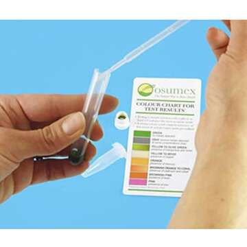 Osumex Heavy Metal Test General Kit for Humans 2 Pack - 8 Range Heavy Metal Urine Test Kits, Metal Testing Kit, Heavy Metal Testing Kit, Urine Metal Tester Heavy Metal Detection, Heavy Metals Test Kit