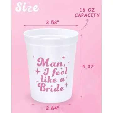 Nefelibata Bachelorette Party Cups - Fun & Stylish Drinkware