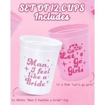 Nefelibata Bachelorette Party Cups - Fun & Stylish Drinkware