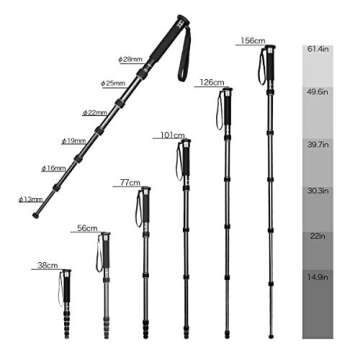Koolehaoda K-266 6-Section Portable Photography Monopod