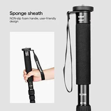 Koolehaoda K-266 6-Section Portable Photography Monopod