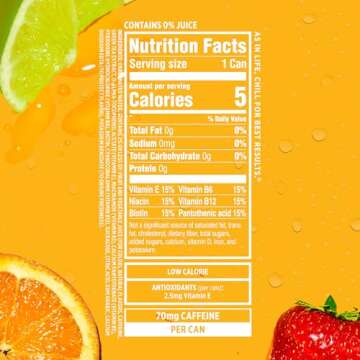 Sparkling Ice Caffeine Strawberry Citrus Sparkling Water