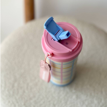 تراول ماگ رنگین کمون استیل 316 دوجداره  ۵۲۰ میل