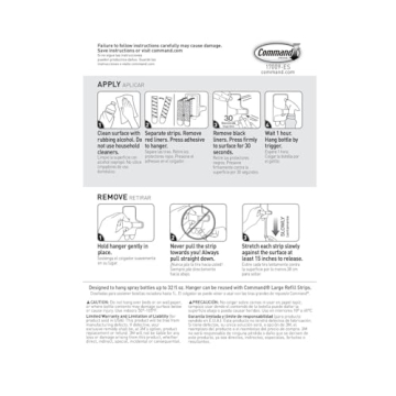 Command Spray Bottle Hangers for Damage-Free Organization