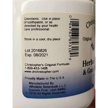 Christopher's Original Formulas Herbal Tooth and Gum Powder