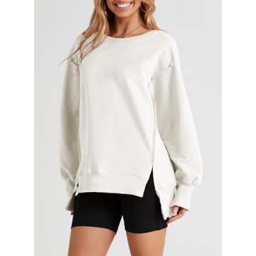 SHEWIN Oversized Sweatshirt for Women Comfortable Trendy