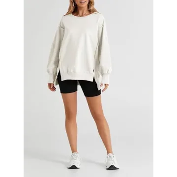 SHEWIN Oversized Sweatshirt for Women Comfortable Trendy