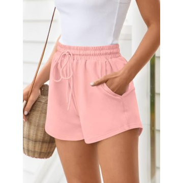 Trendy Queen Women's Comfy Sweat Shorts for Summer