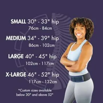 SEROLA Sacroiliac Belt – Sciatica Nerve Relief Gold Standard for Supporting Pelvis, Back, and Lower Back Pain (Medium fits 34” to 39”)