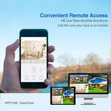 Cromorc 10CH Wireless Security Camera System with Monitor