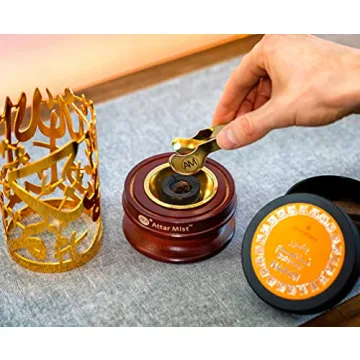 Elegant AM Bakhoor Calligraphy Incense Burner for All