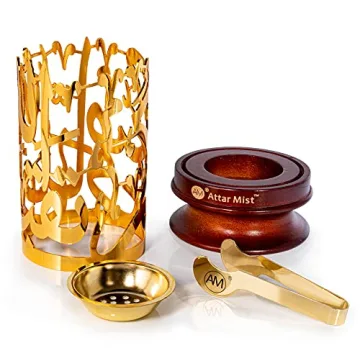 Elegant AM Bakhoor Calligraphy Incense Burner for All