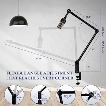 Buy IXTECH Adjustable 360° Rotatable Microphone Stand