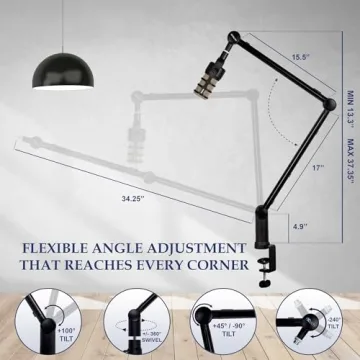 Buy IXTECH Adjustable 360° Rotatable Microphone Stand