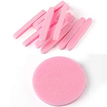 240 Pink Compressed Facial Cleaning Sponges for Makeup