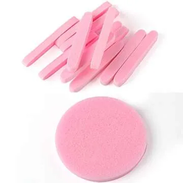 240 Pink Compressed Facial Cleaning Sponges for Makeup