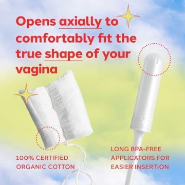 August Organic Tampons Multipack for Comfort and Safety