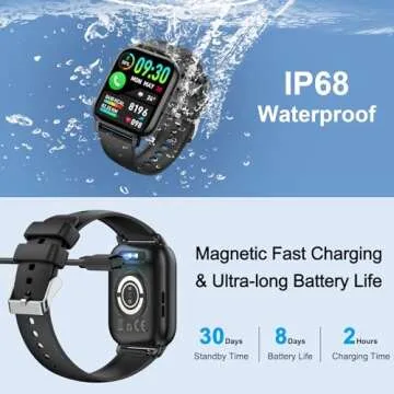 Smartwatch with Bluetooth Call and 112+ Sport Modes