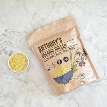 Anthony's Organic Hulled Millet, Gluten-Free Grain
