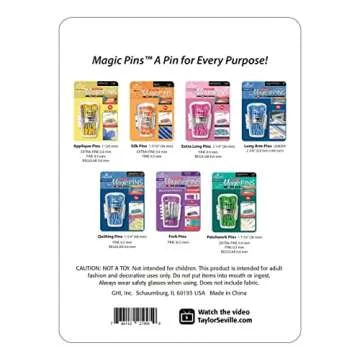 Taylor Seville Magic Pin Flat Head 0.5mm 100pc