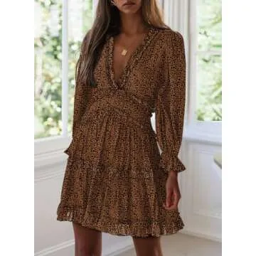 Shop Dokotoo Women's Summer Leopard Print Dress