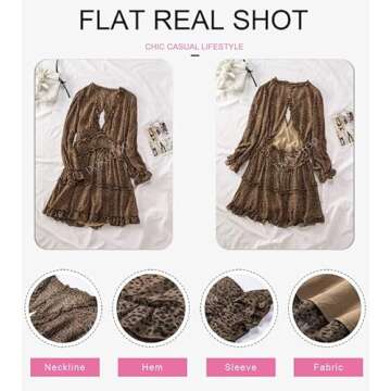 Shop Dokotoo Women's Summer Leopard Print Dress