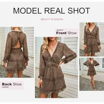 Shop Dokotoo Women's Summer Leopard Print Dress