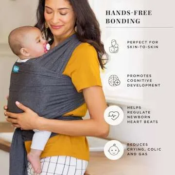 Moby Evolution Baby Wrap Carrier for Newborns & Toddlers