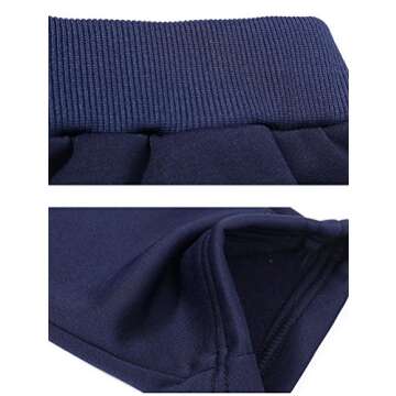 PASOK Men's Casual Tracksuit Full Zip Running Jogging Athletic Sports Jacket And Pants Set Blue L