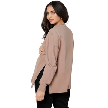 Stylish MakeMeChic Women's Maternity T-Shirt for Comfort