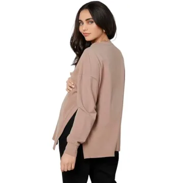 Stylish MakeMeChic Women's Maternity T-Shirt for Comfort