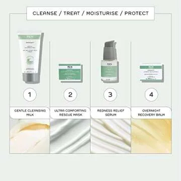 REN Clean Skincare - Evercalm™ Mini Overnight Recovery Balm - Skin Barrier Repairing In-Sleep Face Balm for Dry, Damaged & Sensitive Skin, Cruelty-Free, 0.5 fl oz